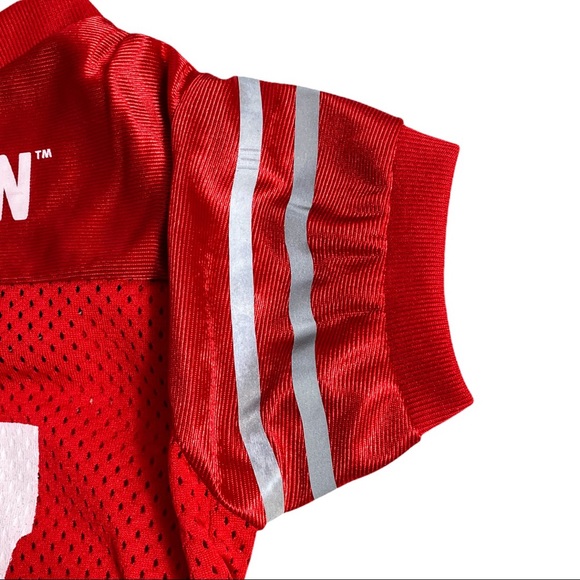 NWT Wisconsin Badgers Collegiate Pet Jersey, Pink or Red - Picture 7 of 15